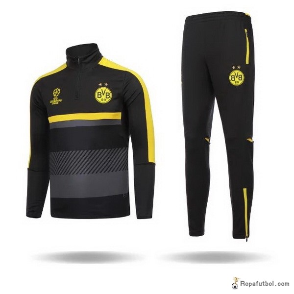 Chandal Borussia Dortmund 2016/17 Negro Gris